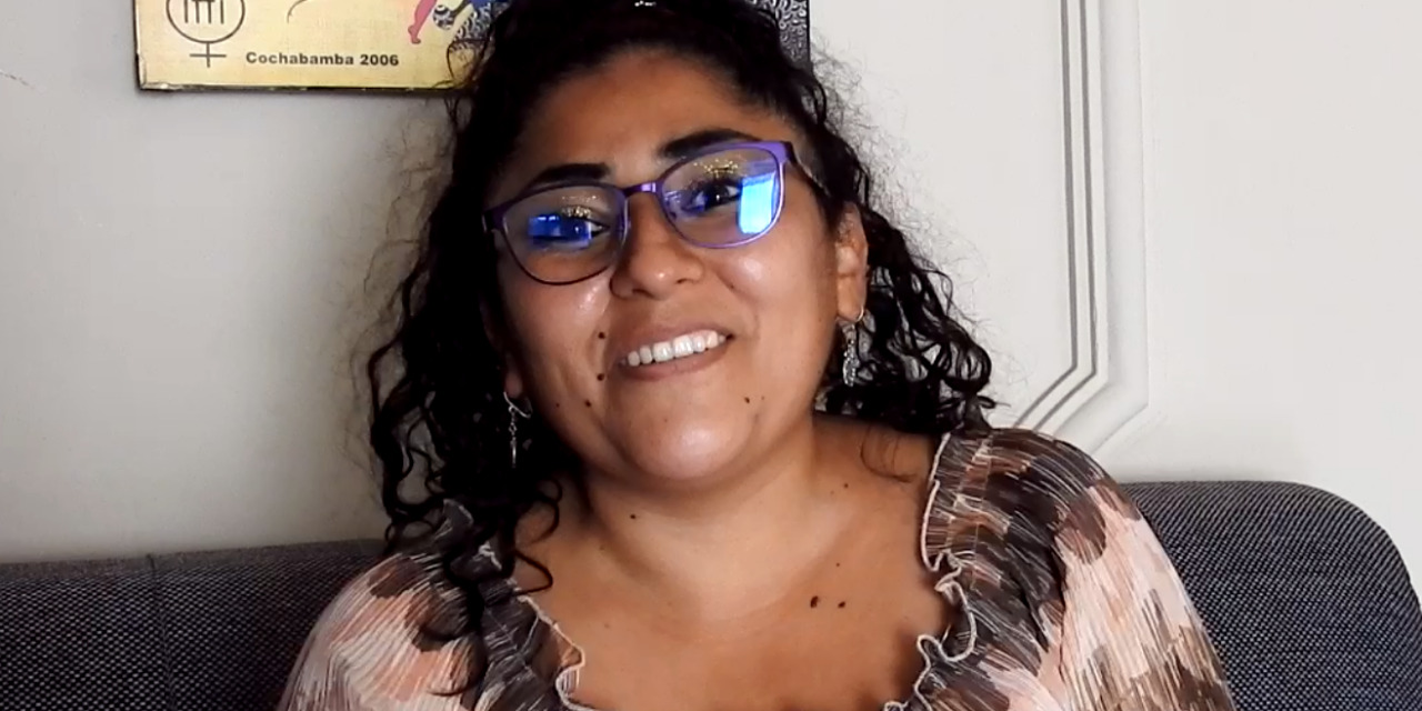 Noelia Maldonado, lideresa del municipio de Colcapirhua